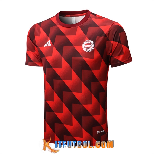 Camiseta Entrenamiento Bayern Munich Negro/Rojo 2022/2023
