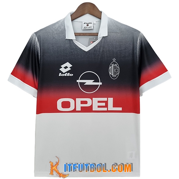 Camisetas De Futbol AC Milan Retro Blanco 1995/1996