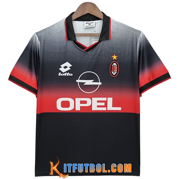 Camisetas De Futbol AC Milan Retro Negro 1995/1996