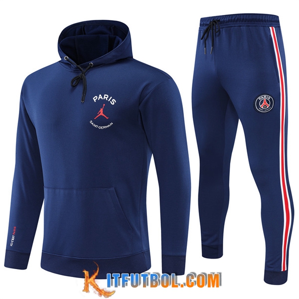 Chaqueta Con Capucha Chandal Jordan PSG Azul marino 2022/2023