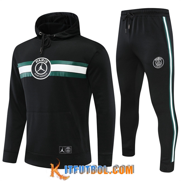 Chaqueta Con Capucha Chandal NK Jordan PSG Negro 2022/2023