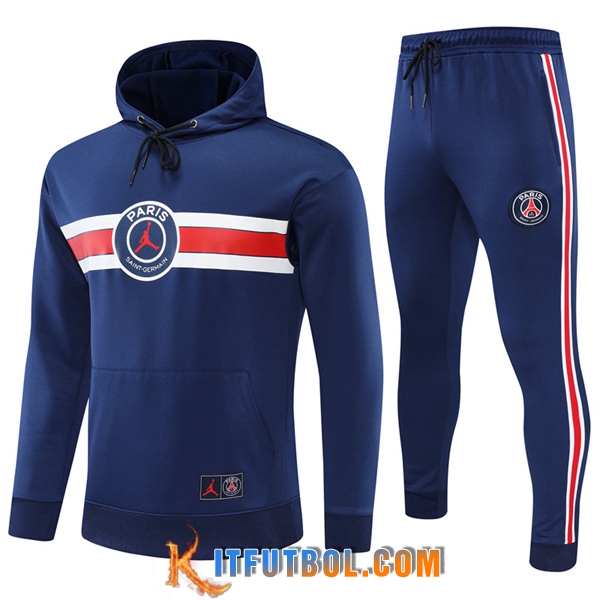 Chaqueta Con Capucha Chandal Jordan PSG Azul 2022/2023
