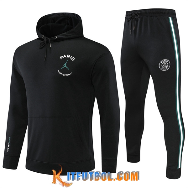 Chaqueta Con Capucha Chandal Jordan PSG Negro 2022/2023