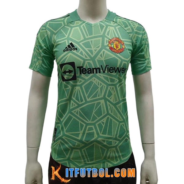 Camisetas De Futbol Manchester United Portero Verde 2022/2023