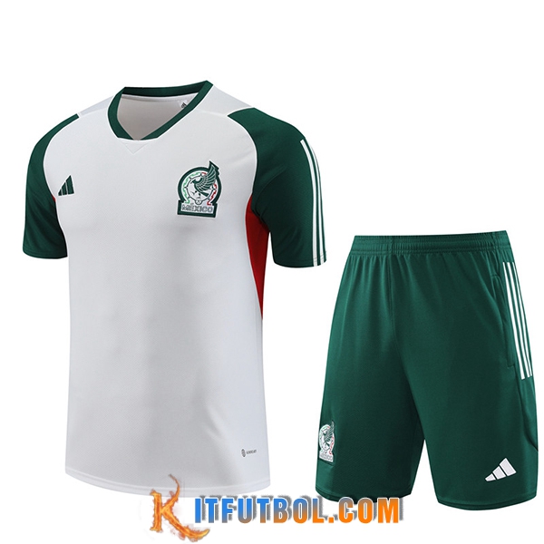 Camiseta Entrenamiento + Cortos México Blanco 2023/2024