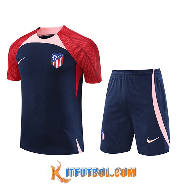 Camiseta Entrenamiento + Cortos Atletico Madrid Azul marino 2023/2024 -02