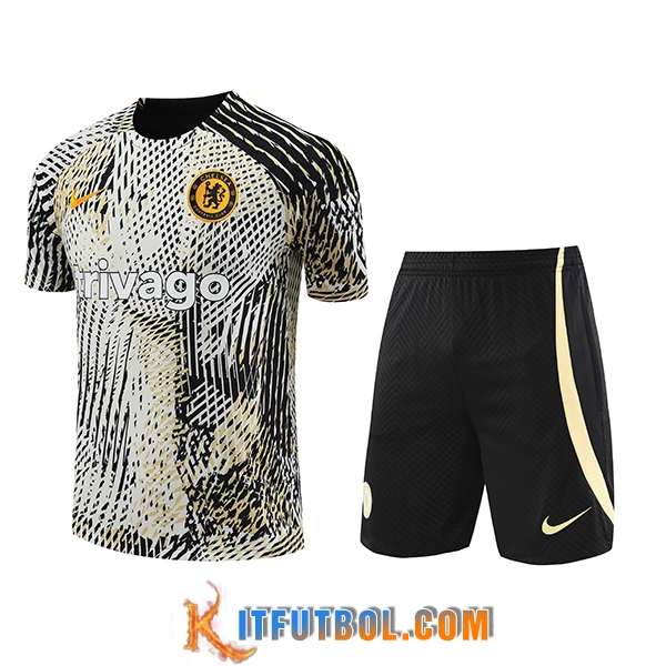 Camiseta Entrenamiento + Cortos FC Chelsea Amarillo 2023/2024
