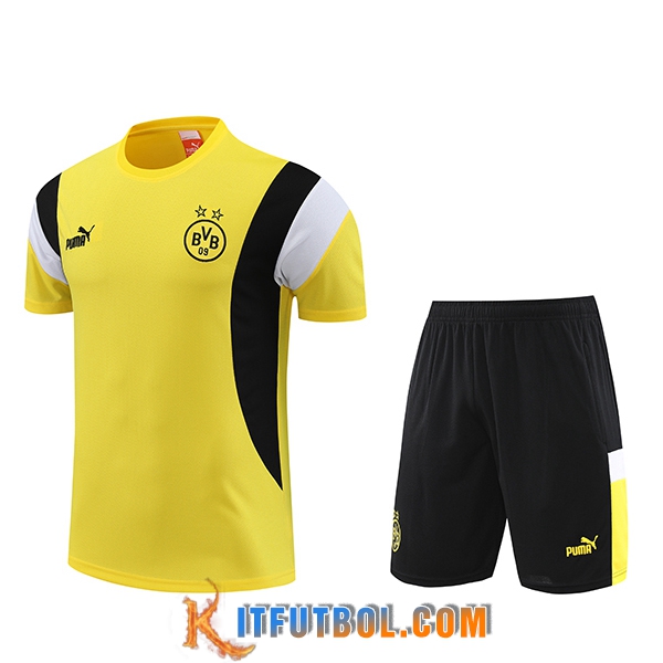 Camiseta Entrenamiento + Cortos Dortmund Amarillo 2023/2024