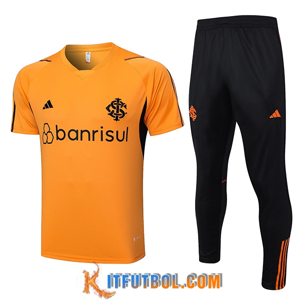 Camiseta Entrenamiento + Pantalones Brasil Naranja 2023/2024