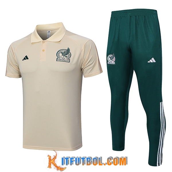 Camiseta Polo México Amarillo 2023/2024
