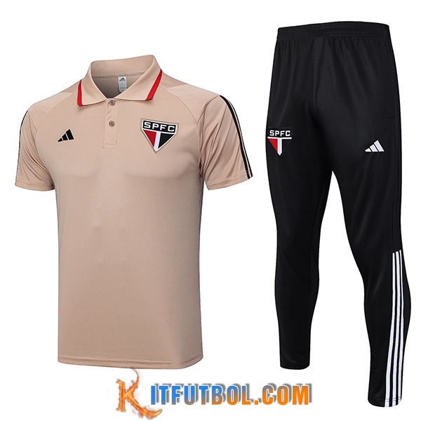 Camiseta Polo Sao Paulo FC Amarillo 2023/2024