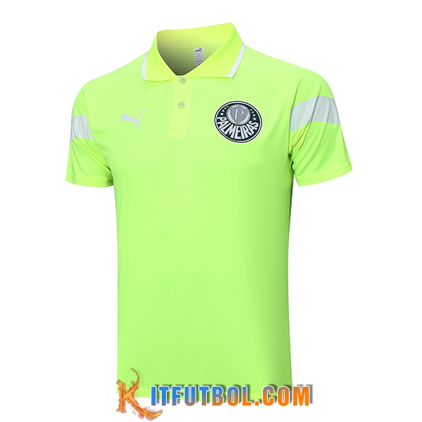 Camiseta Polo Palmeiras Verde 2023/2024 -02