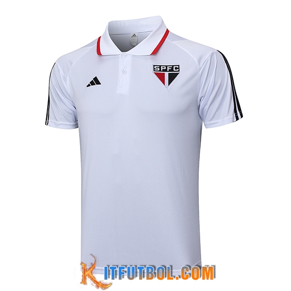Camiseta Polo Sao Paulo FC Blanco 2023/2024