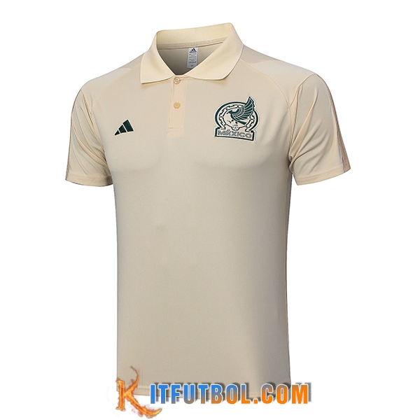 Camiseta Polo México Amarillo 2023/2024