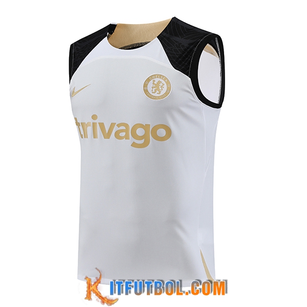 Chalecos De Futbol FC Chelsea Blanco 2023/2024 -02