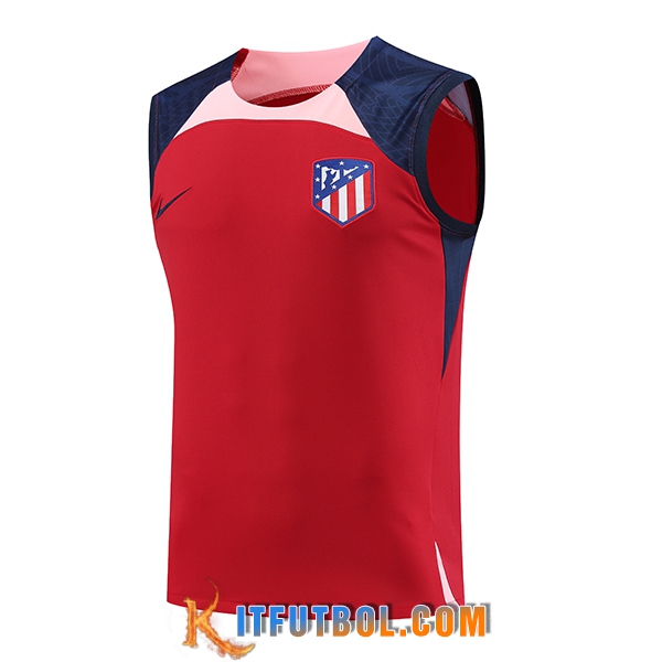 Chalecos De Futbol Atletico Madrid Rojo 2023/2024 -02
