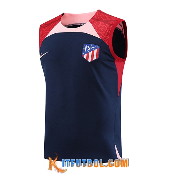 Chalecos De Futbol Atletico Madrid Azul marino 2023/2024 -02
