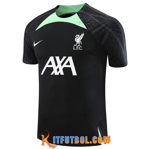 Camiseta Entrenamiento FC Liverpool Negro 2023/2024