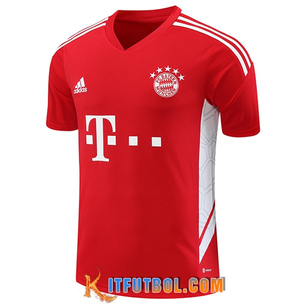 Camiseta Entrenamiento Bayern Munich Rojo 2023/2024