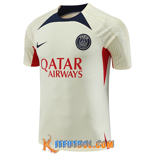 Camiseta Entrenamiento PSG Amarillo 2023/2024 -02