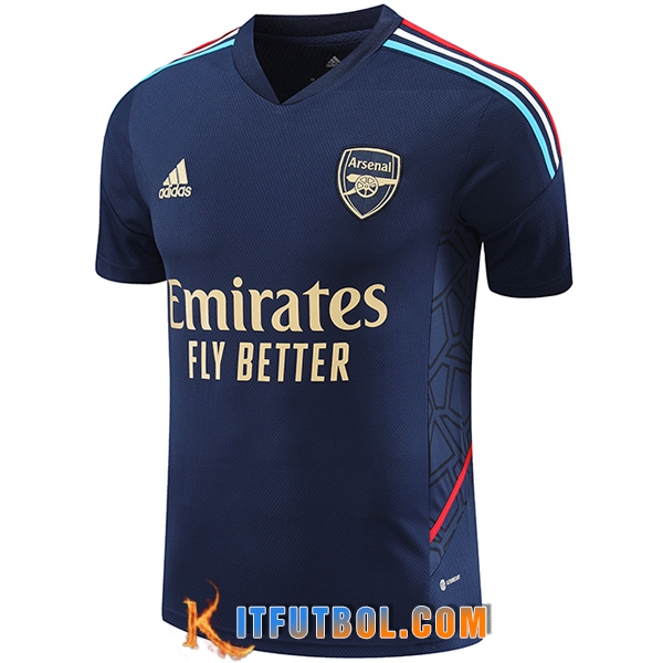 Camiseta Entrenamiento Arsenal Azul marino 2023/2024 -02