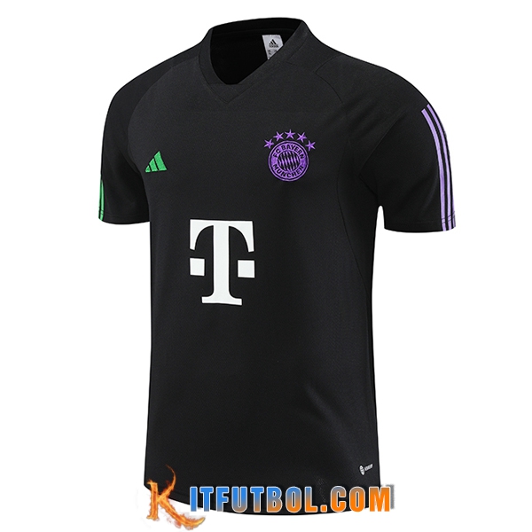 Camiseta Entrenamiento Bayern Munich Negro 2023/2024