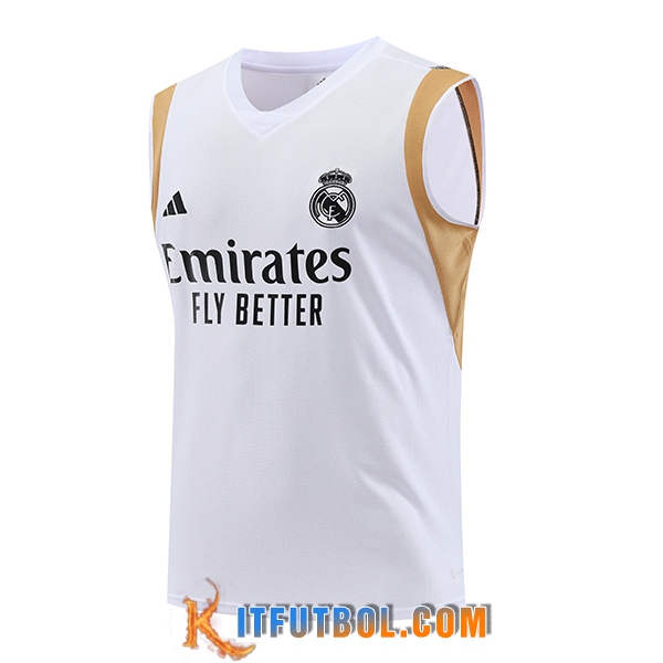 Chalecos De Futbol Real Madrid Blanco 2023/2024 -02