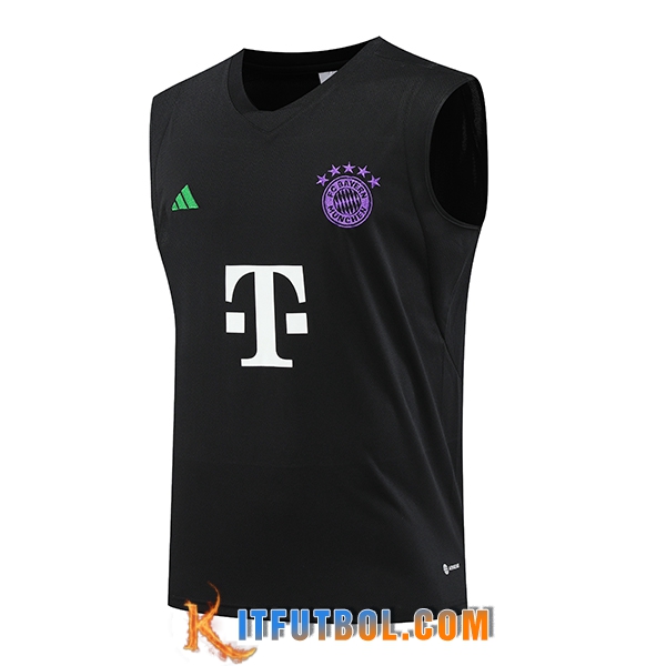 Chalecos De Futbol Bayern Munich Negro 2023/2024 -02