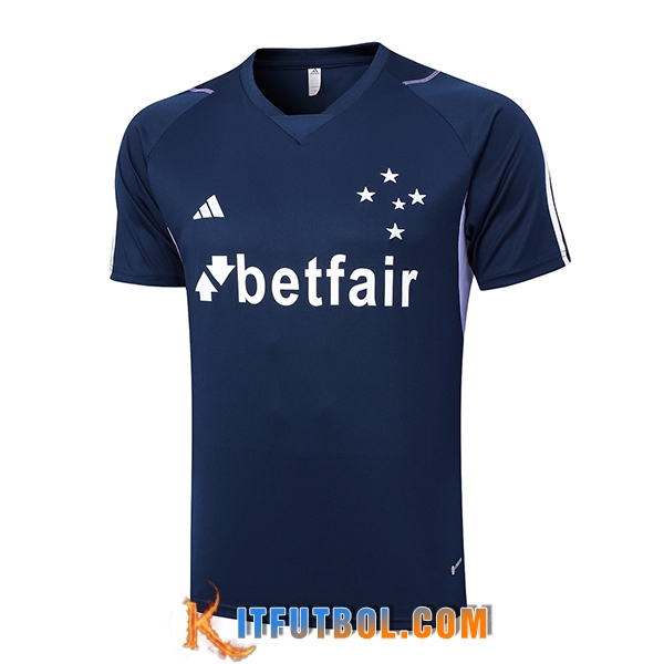 Camiseta Entrenamiento Cruzeiro Azul marino 2023/2024