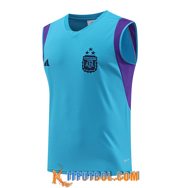 Chalecos De Futbol Argentin Azul Claro 2023/2024 -02