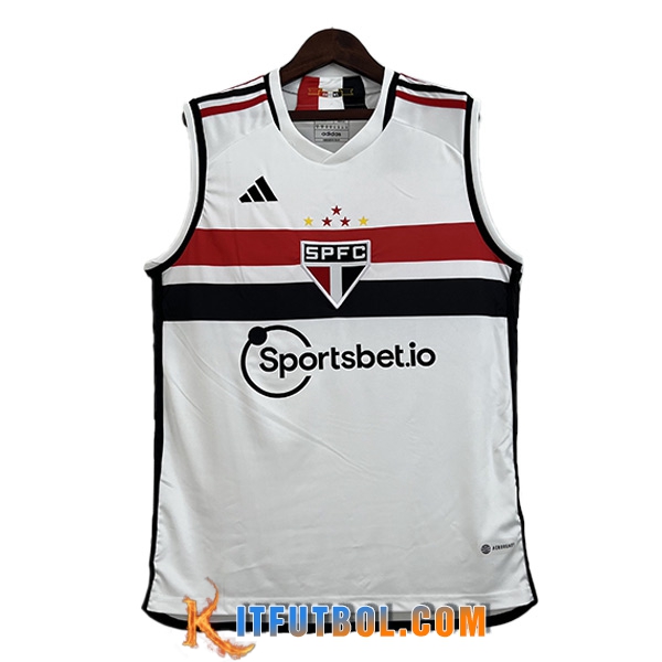 Chalecos De Futbol Sao Paulo FC Blanco 2023/2024