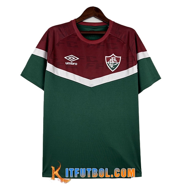 Camiseta Entrenamiento Fluminense Rojo/Verde 2023/2024
