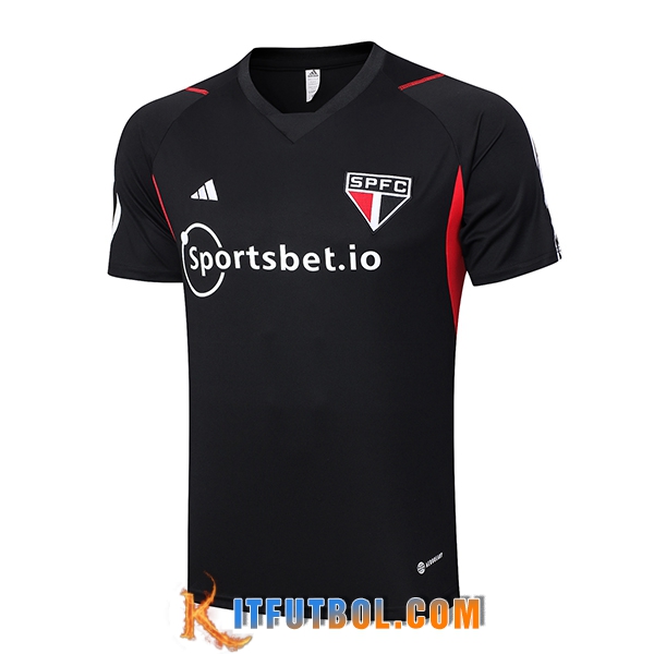 Camiseta Entrenamiento Sao Paulo FC Negro 2023/2024 -02