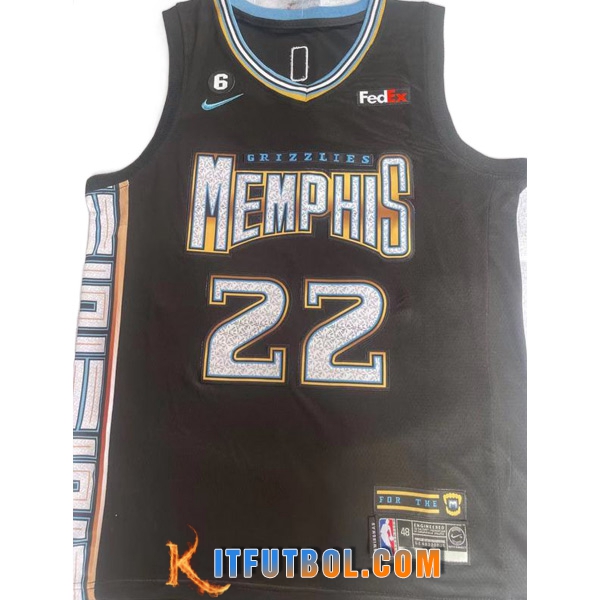 Camisetas Memphis Grizzlies (BANE #22) 2023/24 Negro