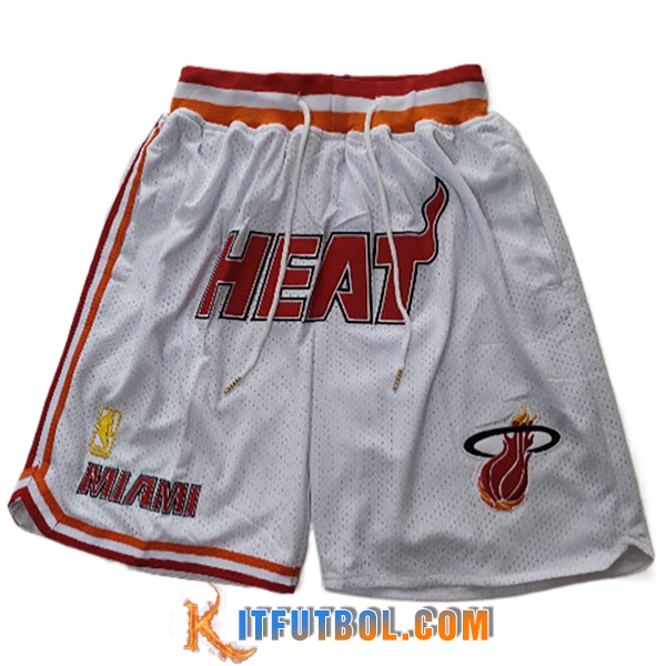 Cortos NBA Miami Heat Blanco -02
