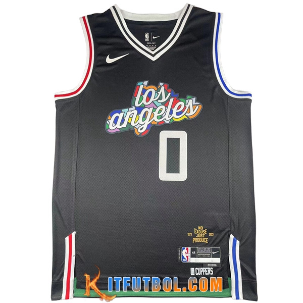 Camisetas Los Angeles Clippers (WESTBROOK #0) 2023/24 Negro