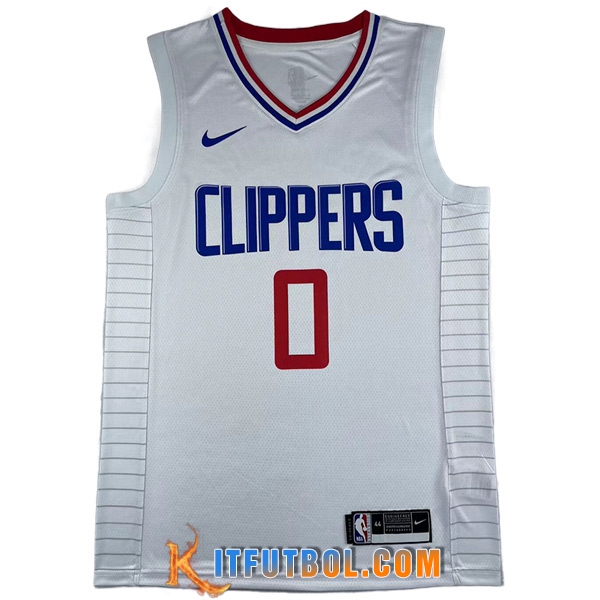Camisetas Los Angeles Clippers (WESTBROOK #0) 2023/24 Blanco