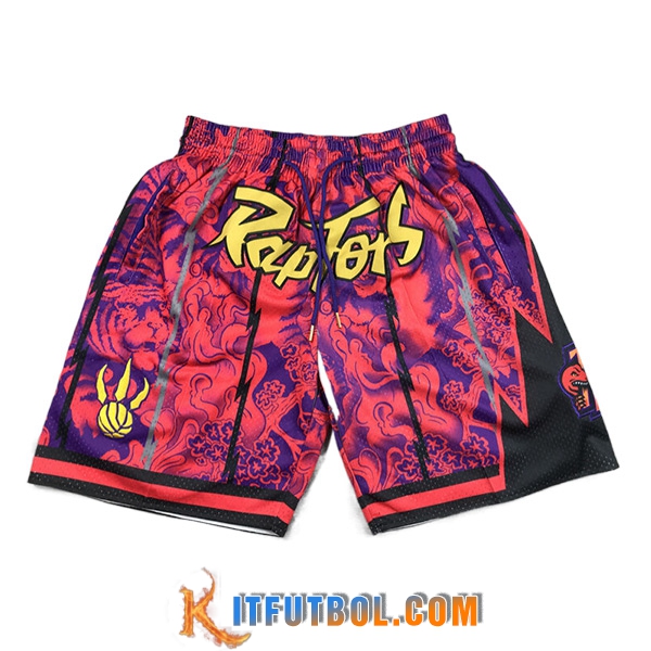 Cortos NBA Toronto Raptors Violeta/Rojo
