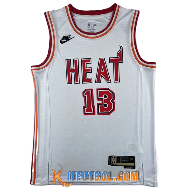 Camisetas Miami Heat (ADEBAYO #13) 2023/24 Blanco