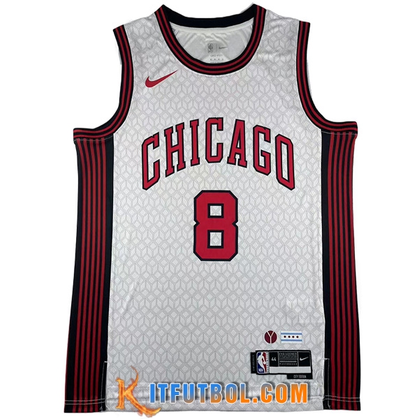 Camisetas Chicago Bulls (LAVINE #14) 2023/24 Blanco