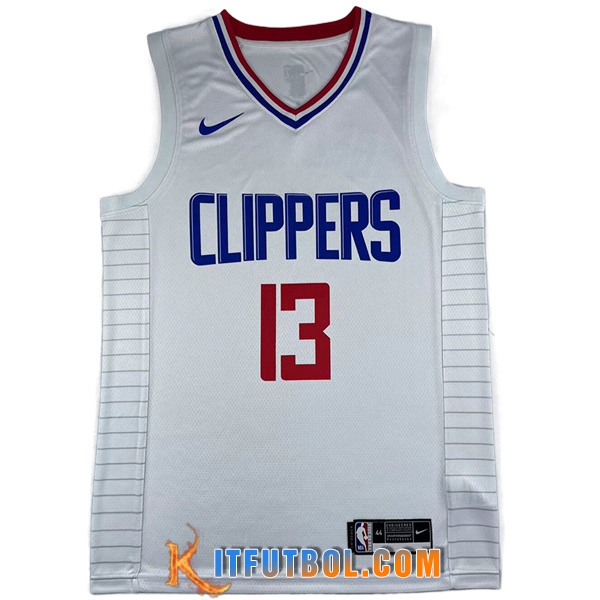 Camisetas Los Angeles Clippers (GEORGE #13) 2023/24 Blanco