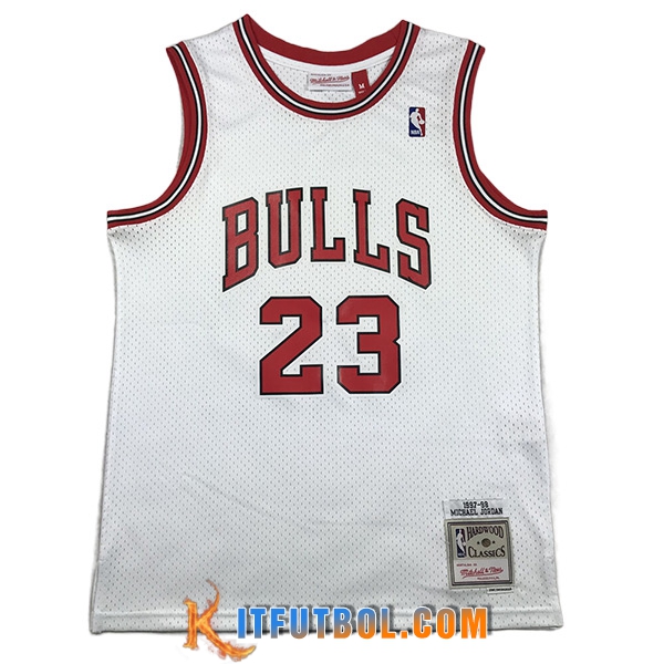 Camisetas Chicago Bulls (JORDAN #23) 2023/24 Blanco -02