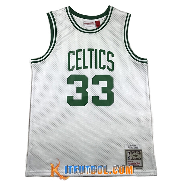 Camisetas Boston Celtics (BIRD #33) 2023/24 Blanco