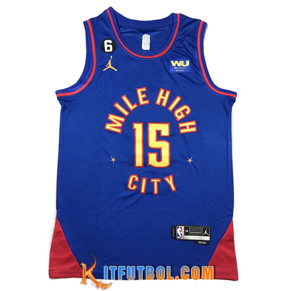 Camisetas Denver Nuggets (JOKIC #15) 2023/24 Azul