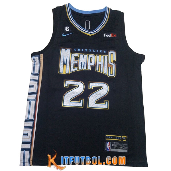 Camisetas Memphis Grizzlies (BANE #22) 2023/24 Negro -02