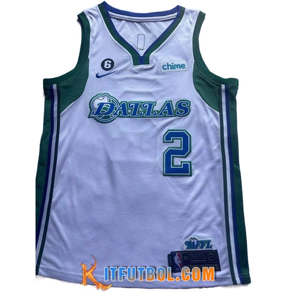 Camisetas Dallas Mavericks (IRVING #2) 2023/24 Blanco