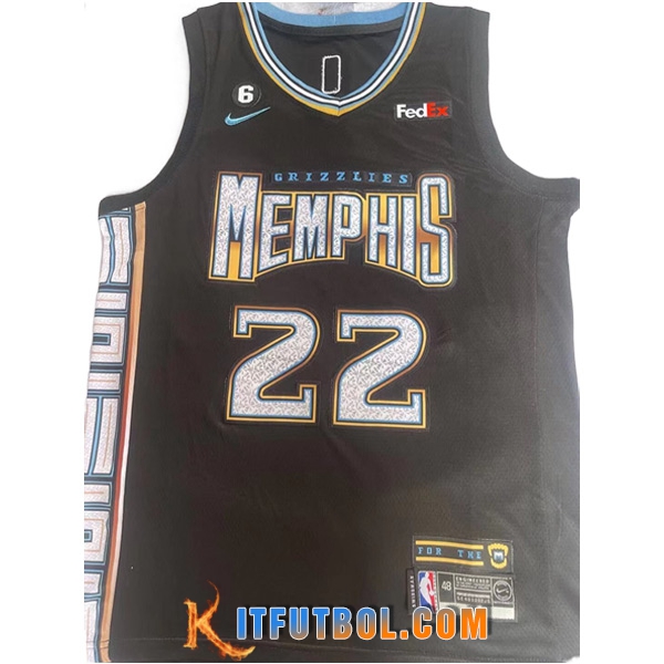 Camisetas Memphis Grizzlies (BANE #22) 2023/24 Negro -03