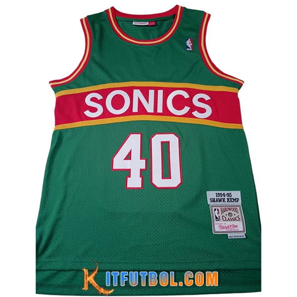 Camisetas Oklahoma City Thunder (KEMP #40) 2023/24 Verde -03