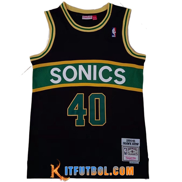 Camisetas Oklahoma City Thunder (KEMP #40) 2023/24 Negro