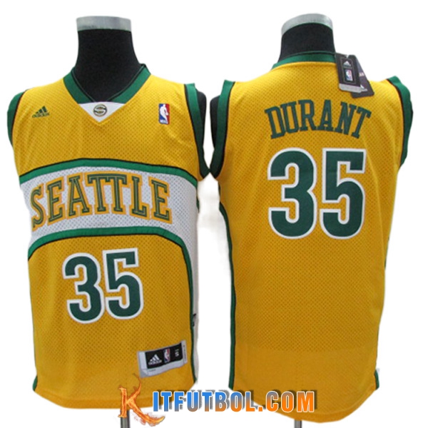 Camisetas Oklahoma City Thunder (DURANT #35) 2023/24 Amarillo